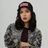 Full Throttle Red Wh Trucker Cap