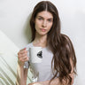 Full Throttle Oval White glossy mug
