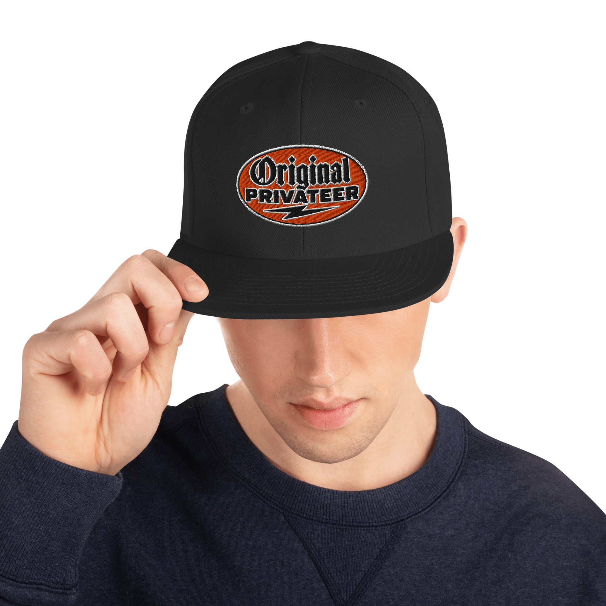 Original Privateer Vintage Garage Flat Bill Hat – Retro Orange