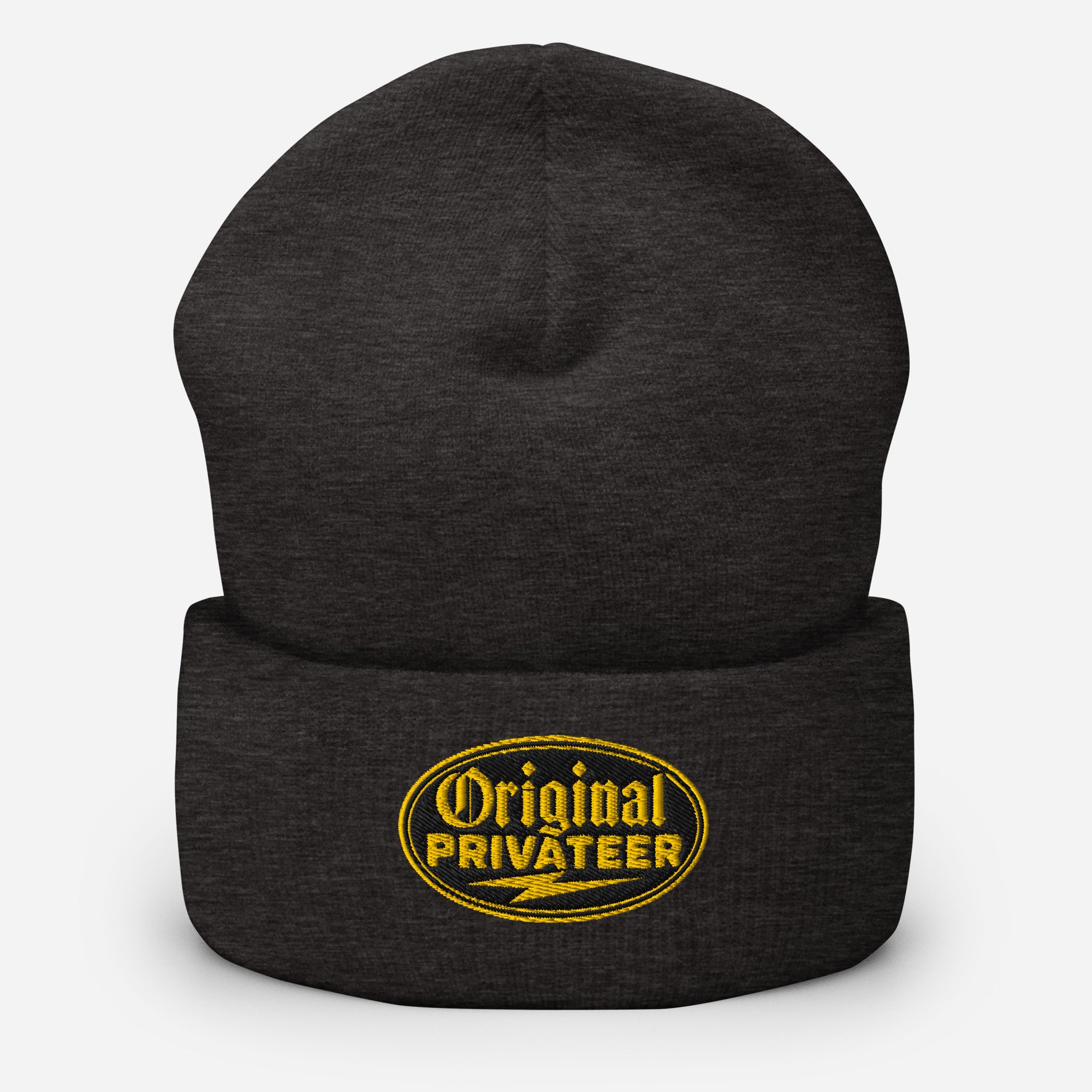 Black & Gold Motorcycle Beanie | Original Privateer