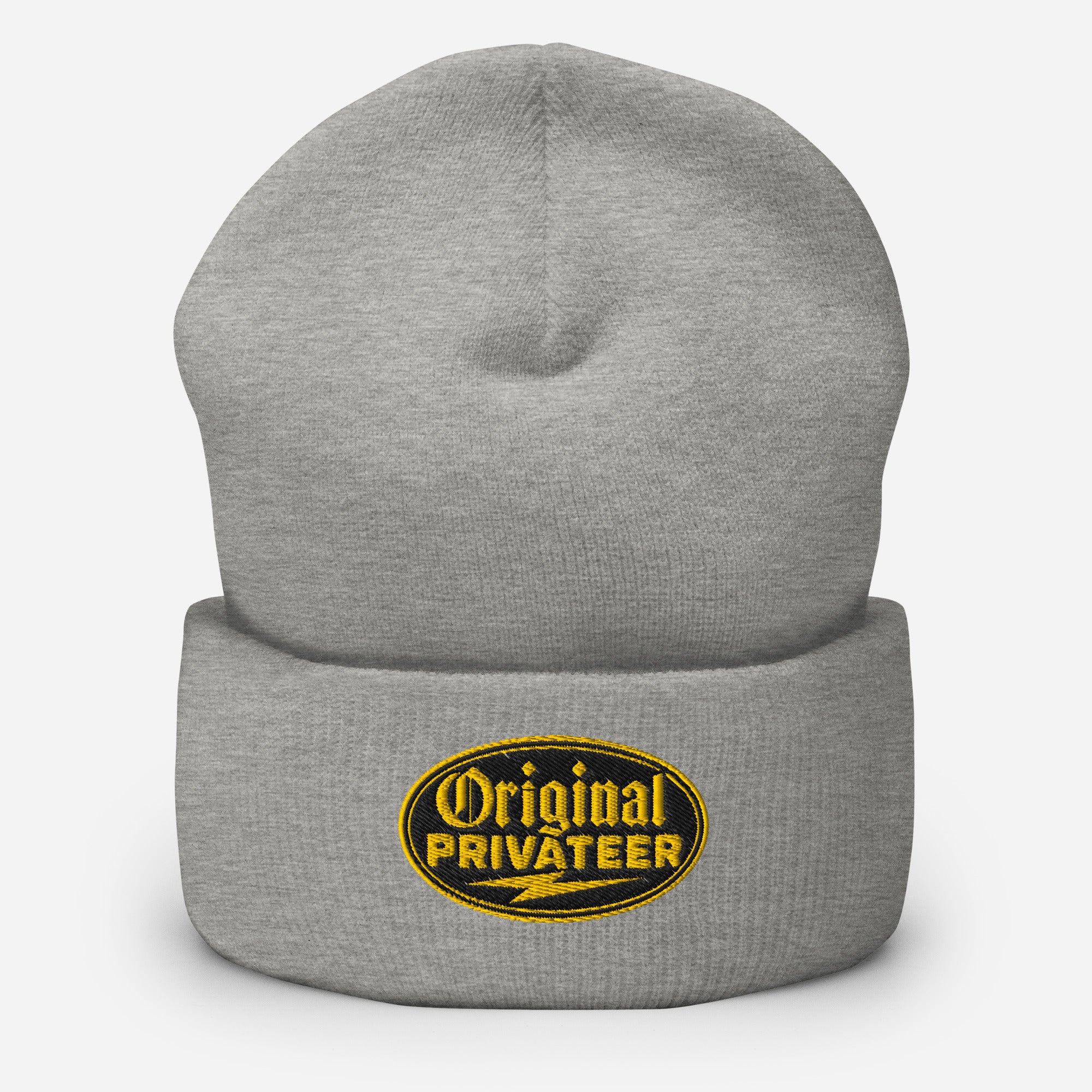 Black & Gold Motorcycle Beanie | Original Privateer