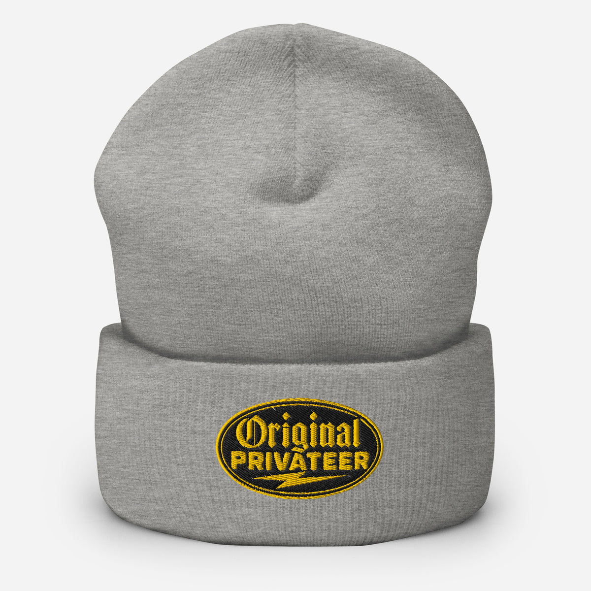 Black & Gold Motorcycle Beanie | Original Privateer