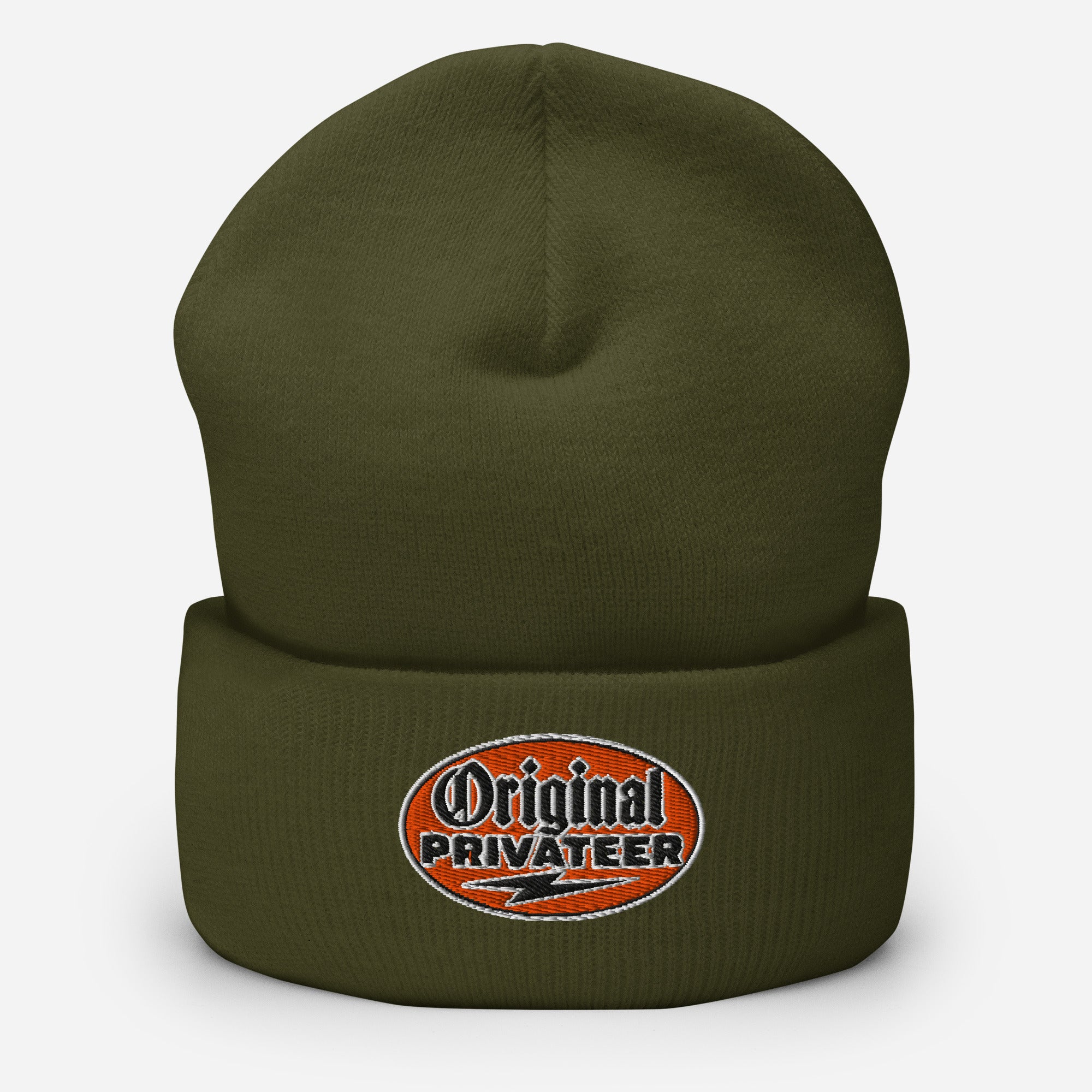 Retro Orange Motorcycle Beanie | Original Privateer