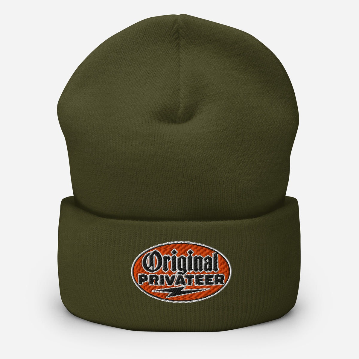 Retro Orange Motorcycle Beanie | Original Privateer
