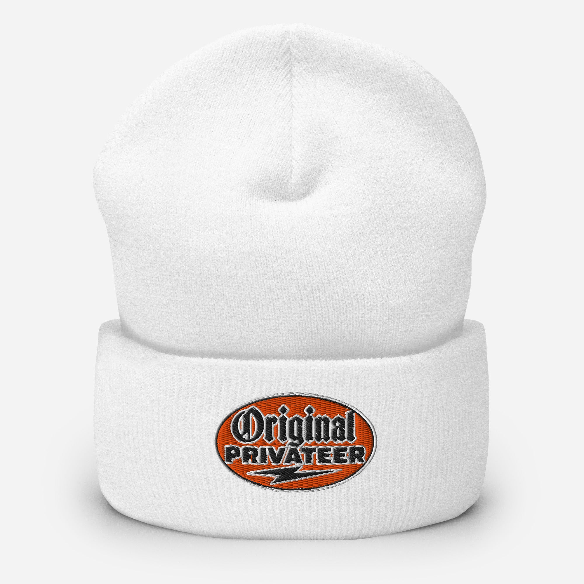 Retro Orange Motorcycle Beanie | Original Privateer