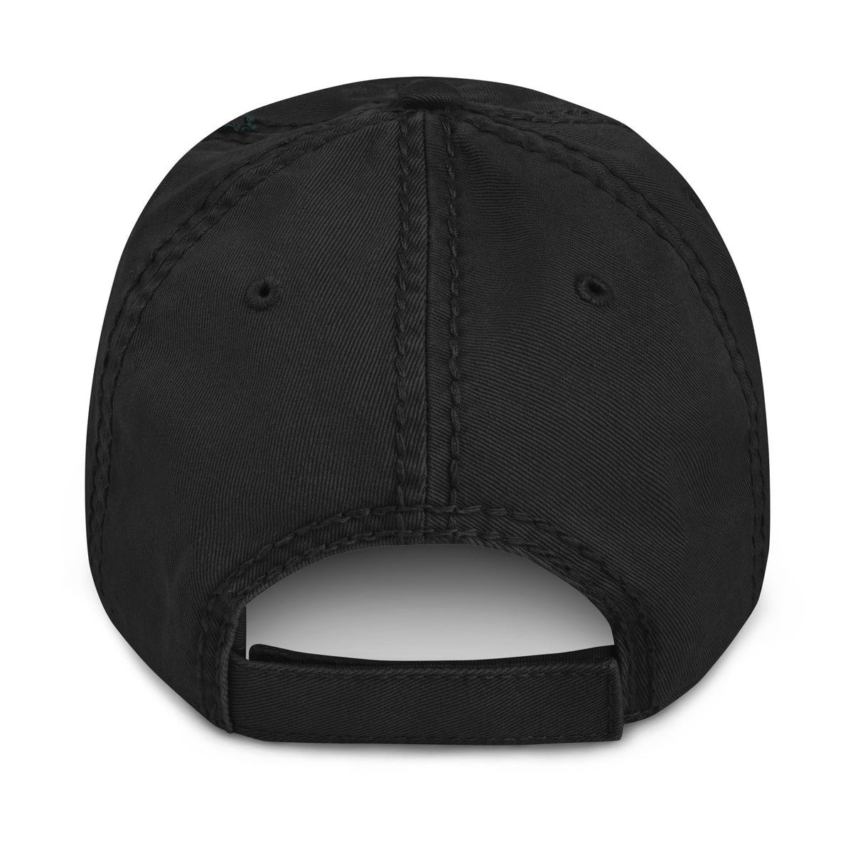 Black & Gold Distressed Dad Hat | Original Privateer