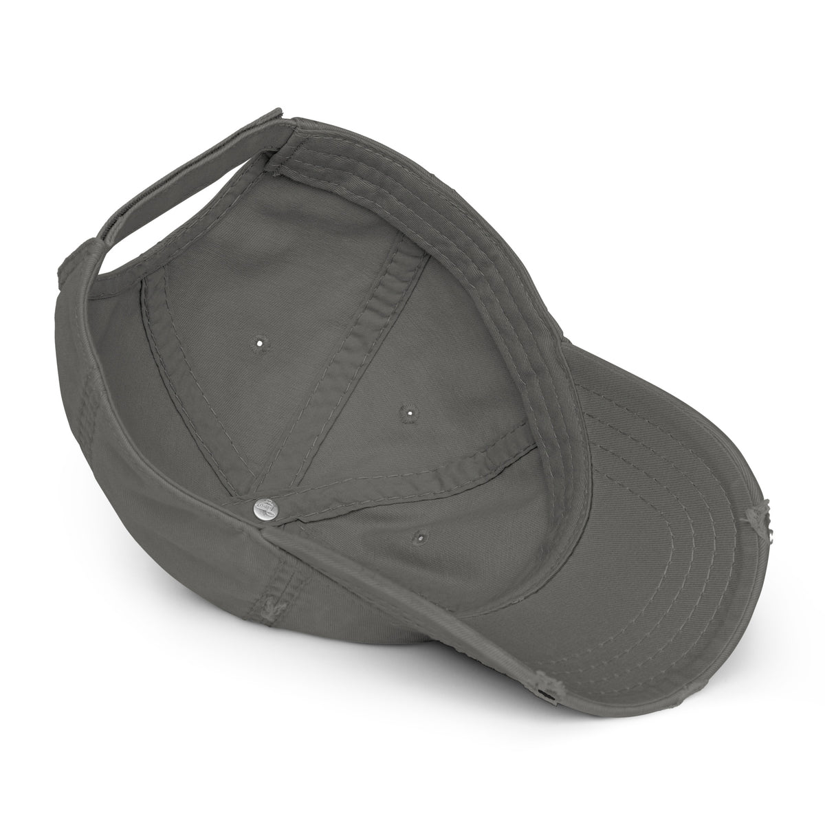 Black & Gold Distressed Dad Hat | Original Privateer