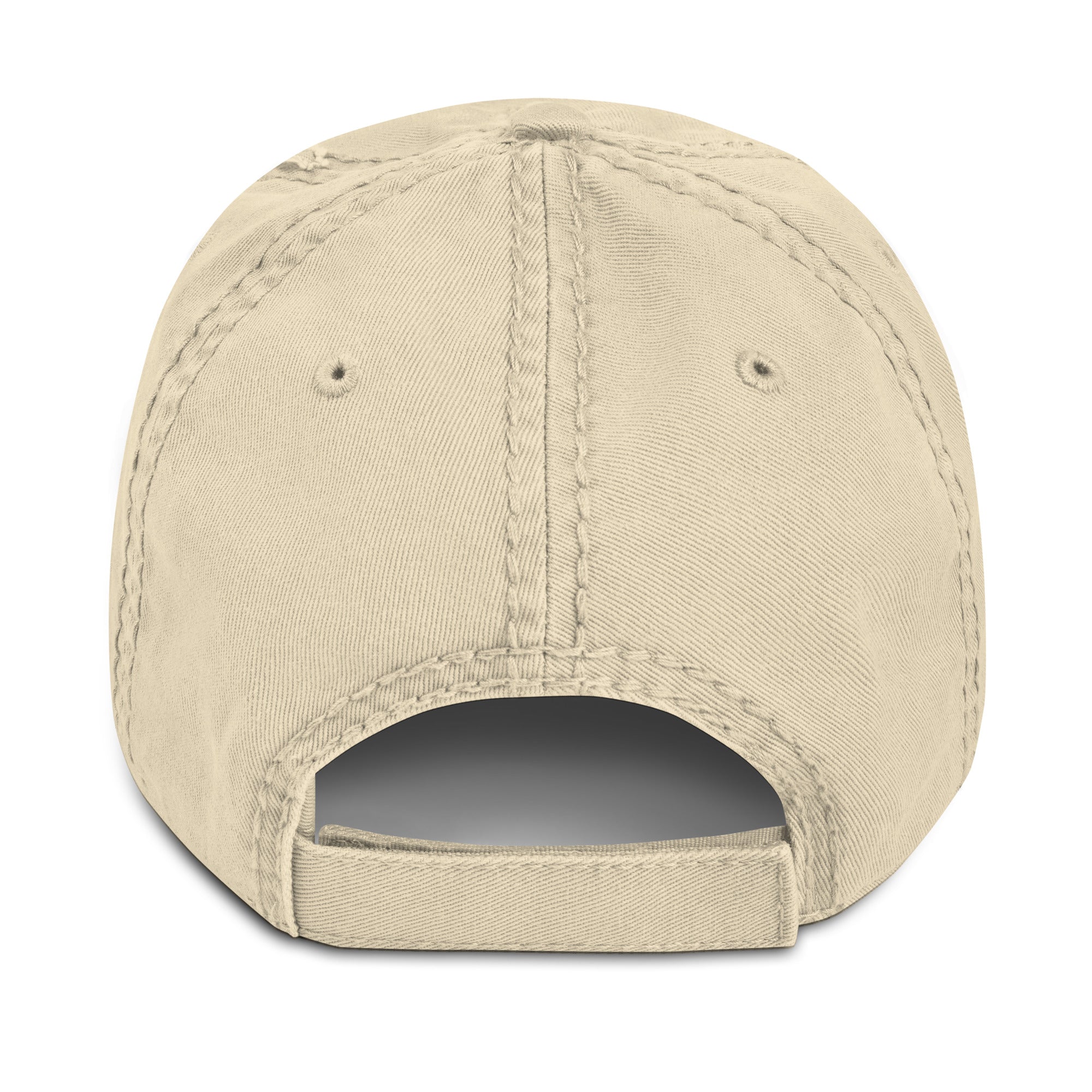Black & Gold Distressed Dad Hat | Original Privateer