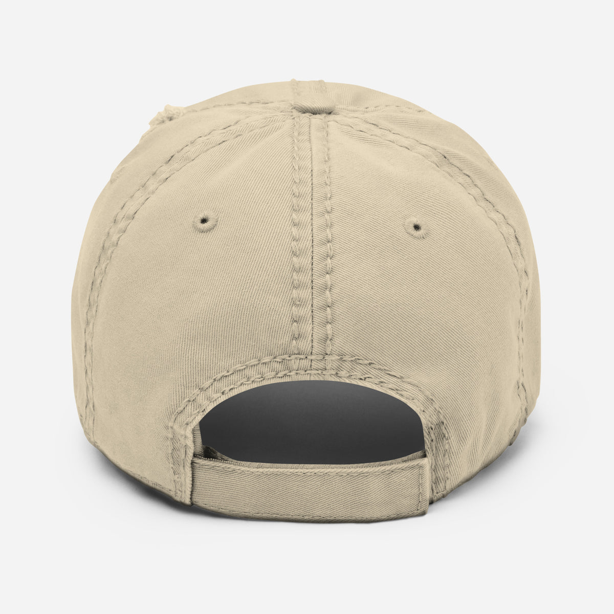 Black & Gold Distressed Dad Hat | Original Privateer