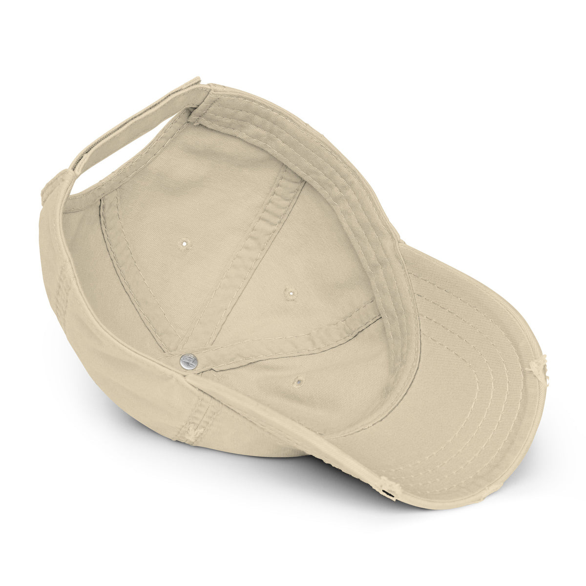 Black & Gold Distressed Dad Hat | Original Privateer