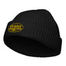 Black & Gold Fisherman Beanie | Original Privateer