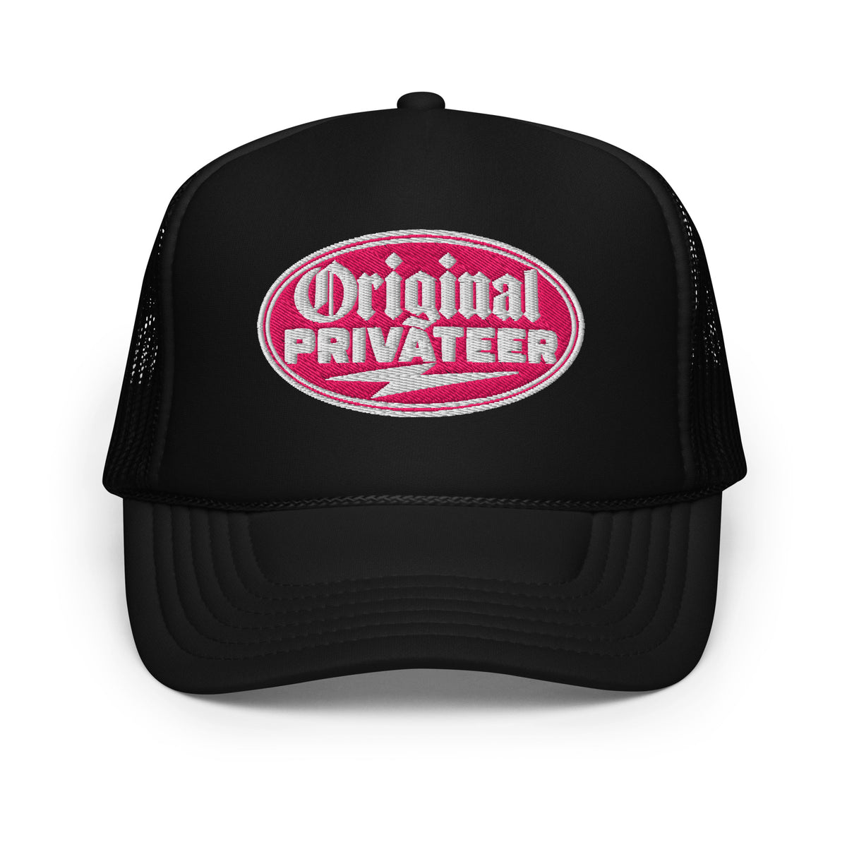 Retro Pink Foam Trucker Hat | Original Privateer