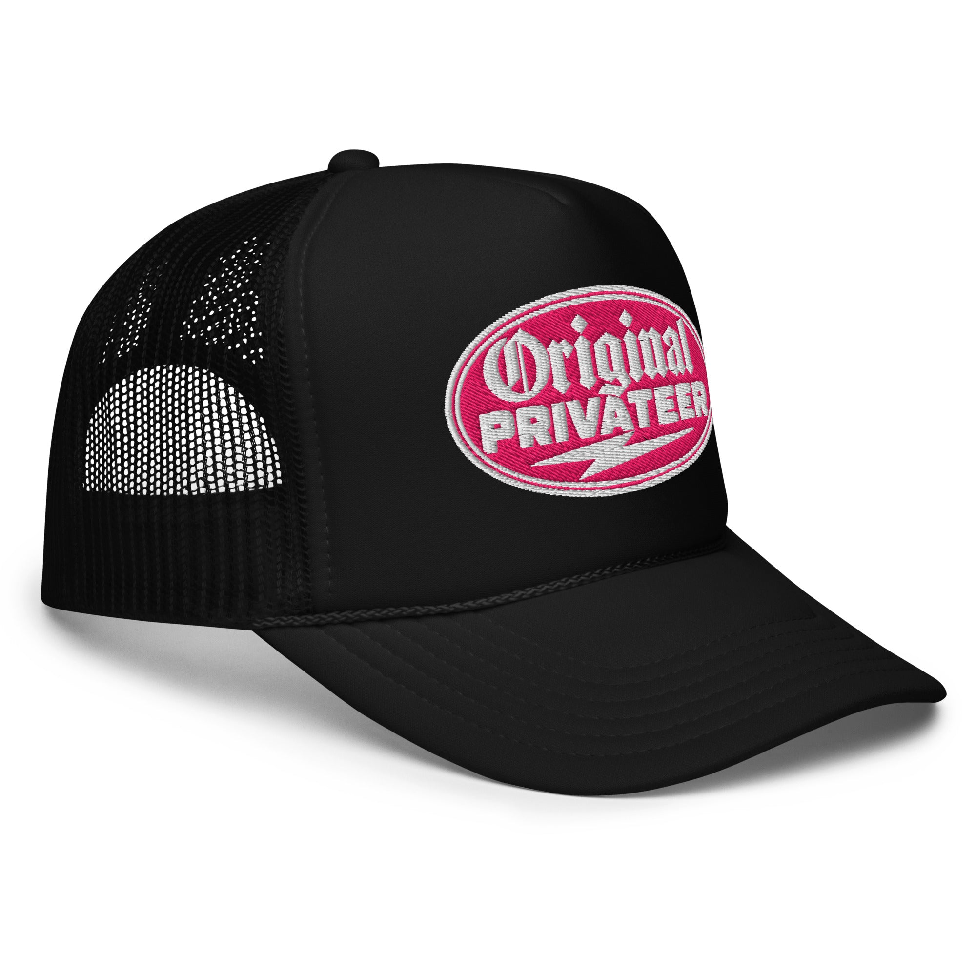 Retro Pink Foam Trucker Hat | Original Privateer