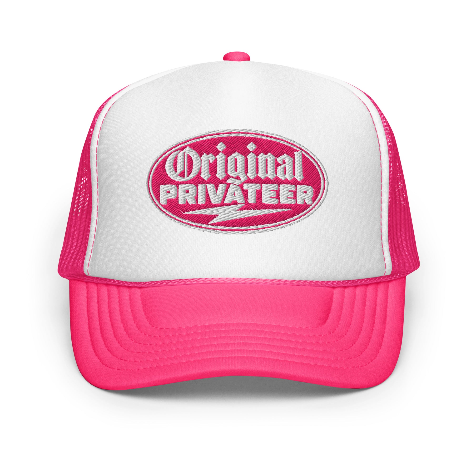 Original Privateer Vintage Garage Foam Trucker Hat – Retro Pink