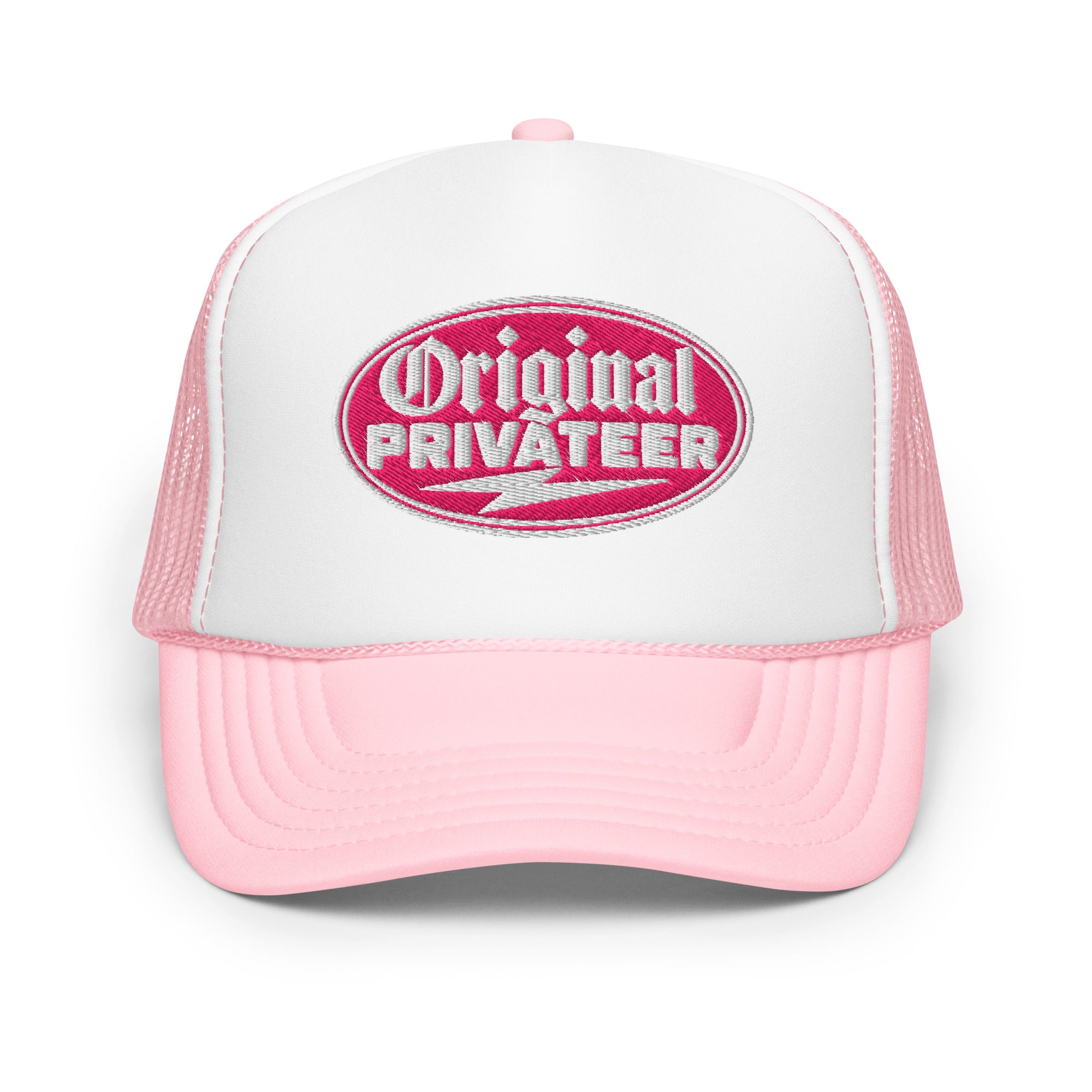 Retro Pink Foam Trucker Hat | Original Privateer