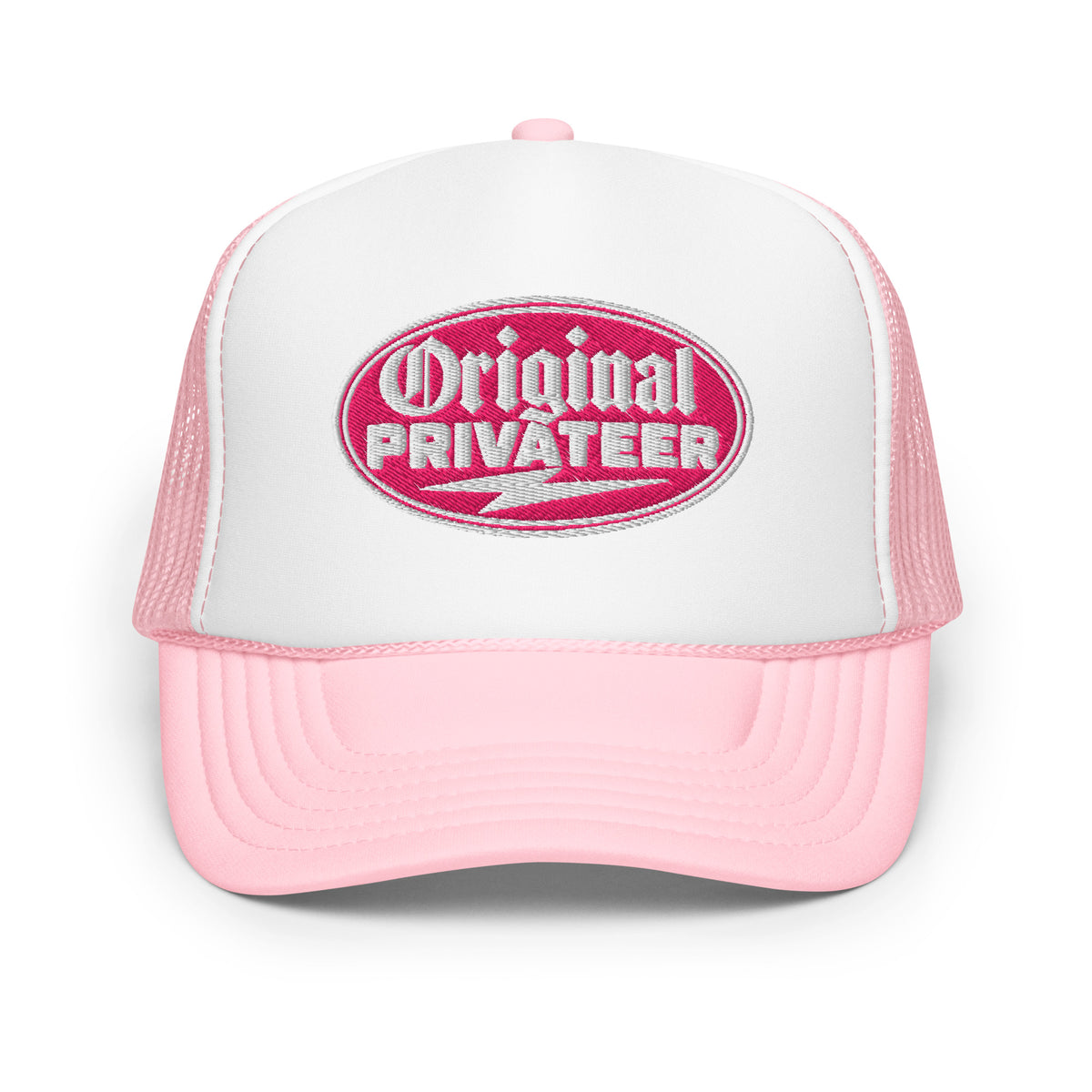Retro Pink Foam Trucker Hat | Original Privateer