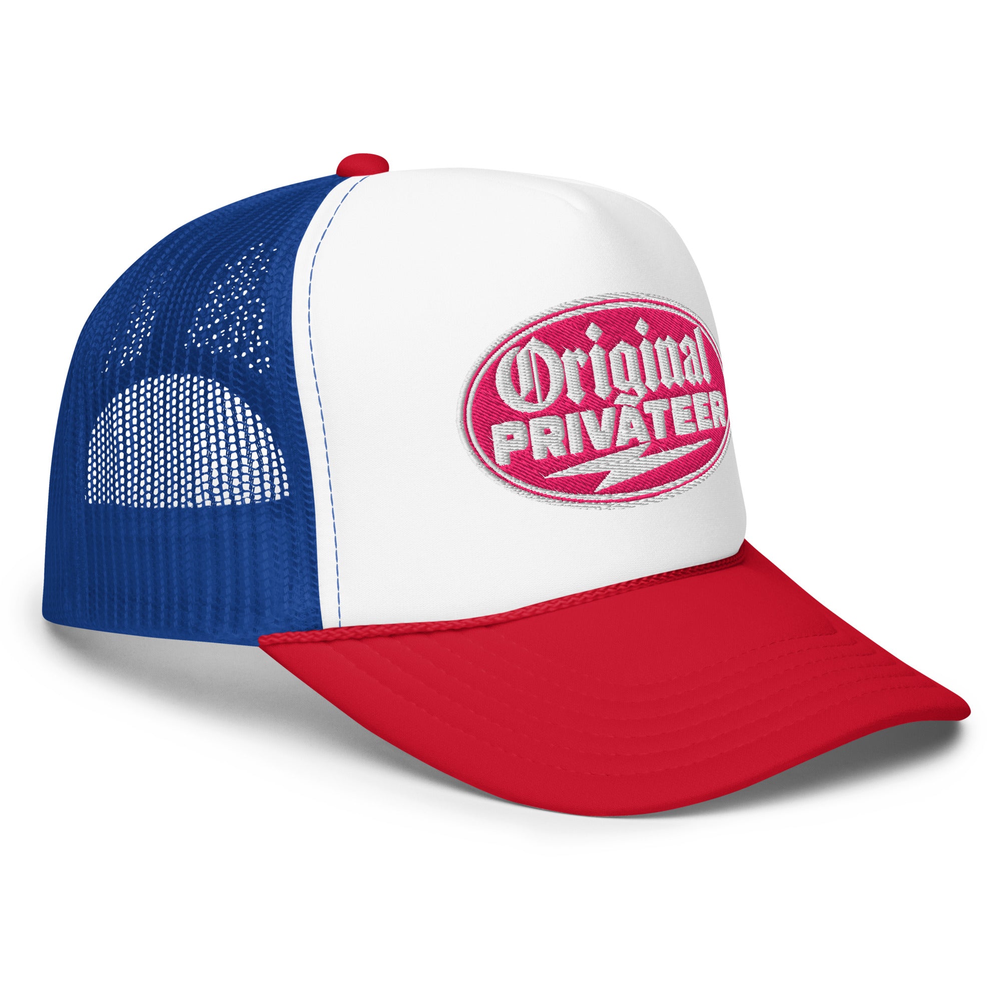 Retro Pink Foam Trucker Hat | Original Privateer