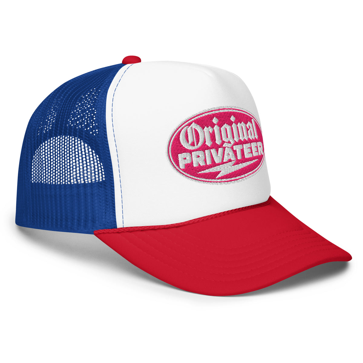 Retro Pink Foam Trucker Hat | Original Privateer