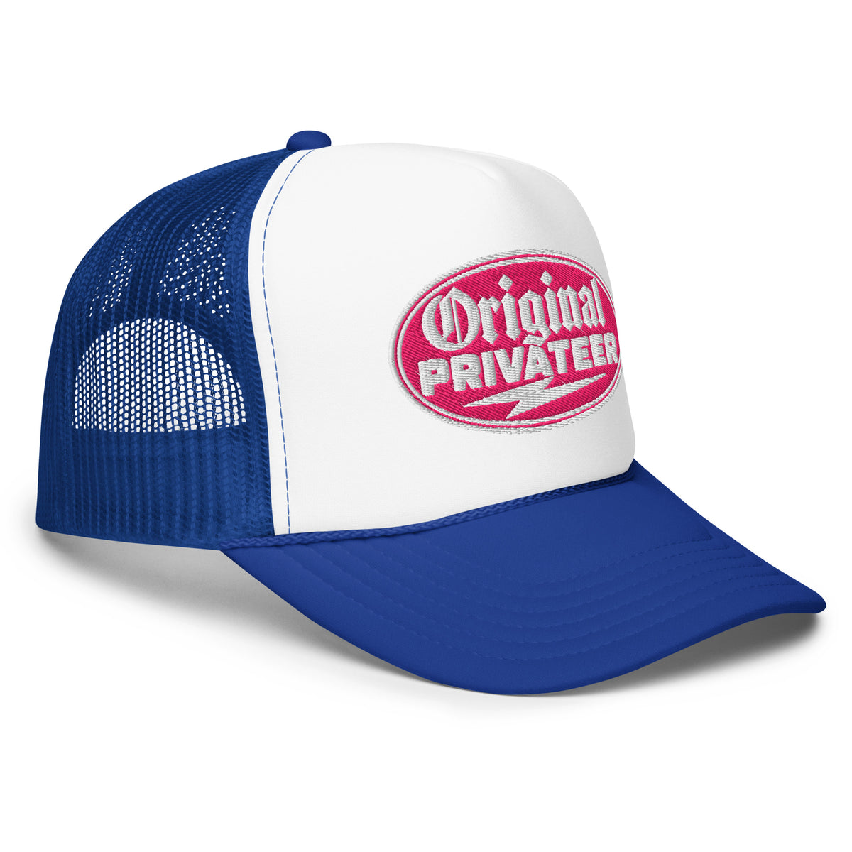 Retro Pink Foam Trucker Hat | Original Privateer