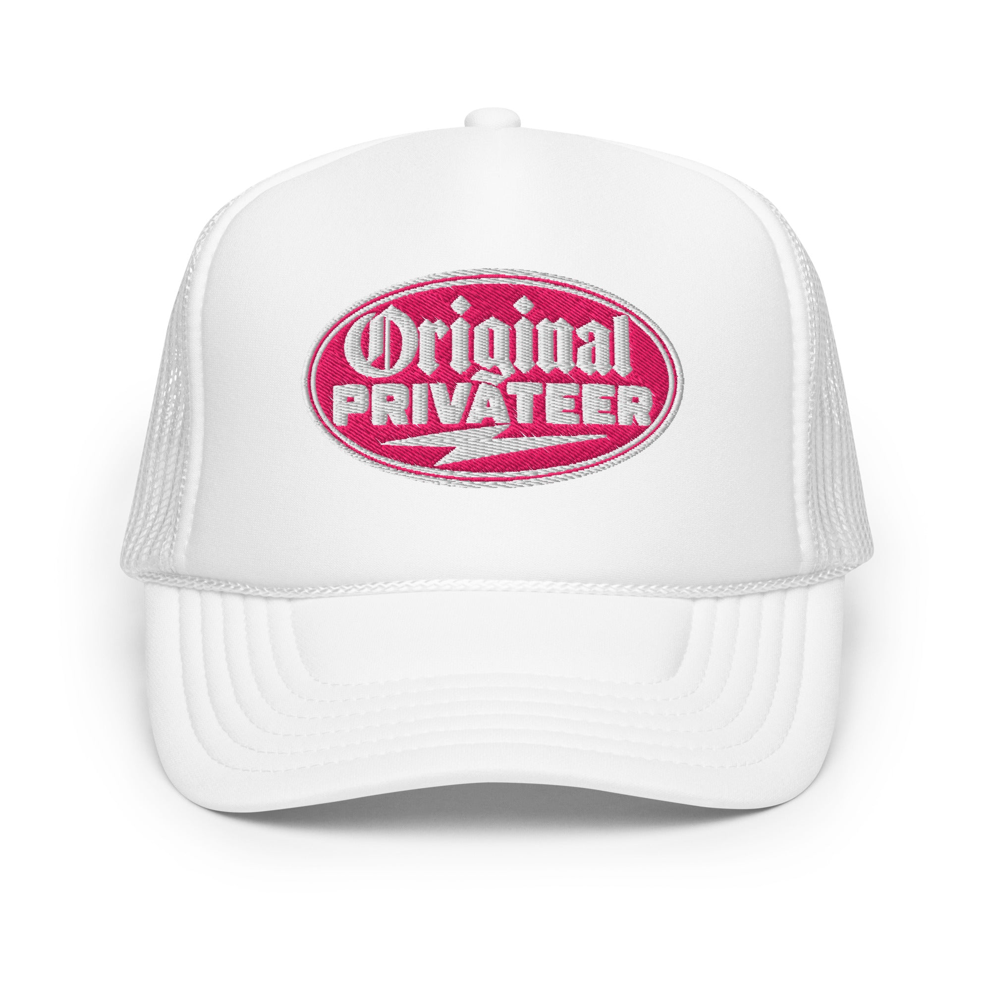 Retro Pink Foam Trucker Hat | Original Privateer
