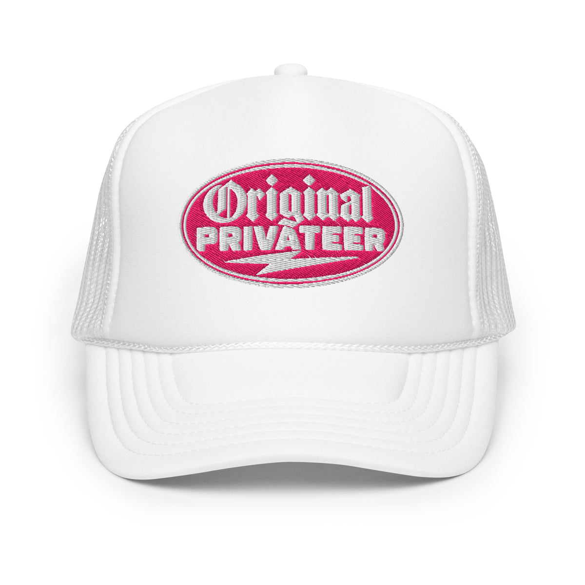 Retro Pink Foam Trucker Hat | Original Privateer