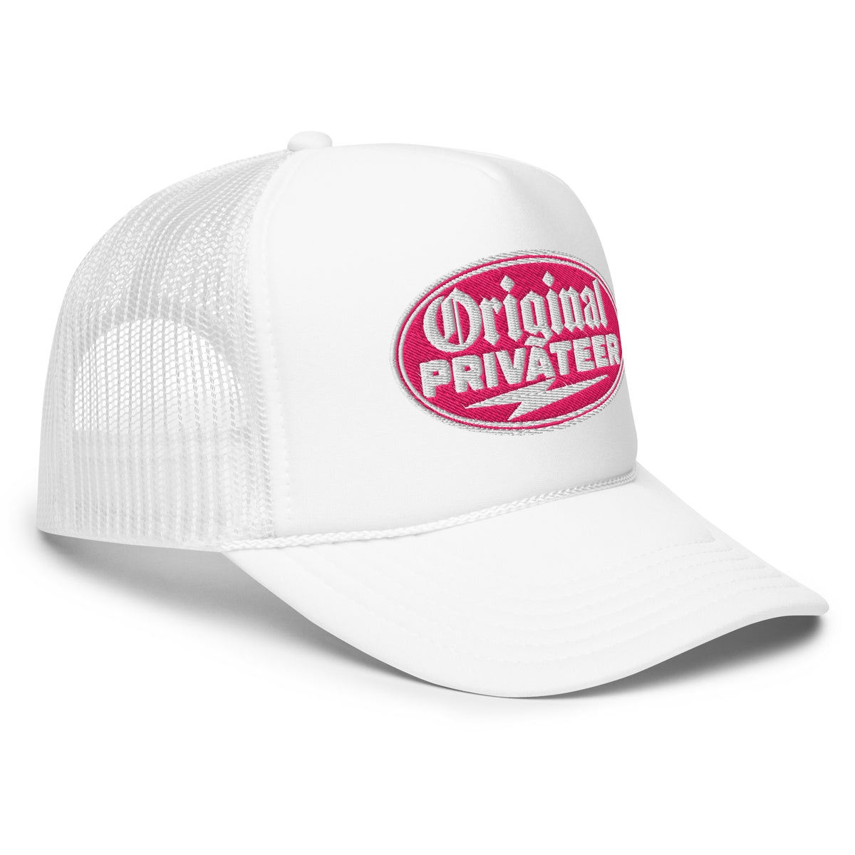 Retro Pink Foam Trucker Hat | Original Privateer