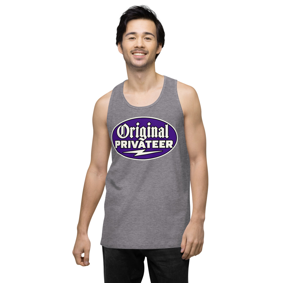 Men's Wildcat Purple Motorcycle Tank Top | Original Privateer