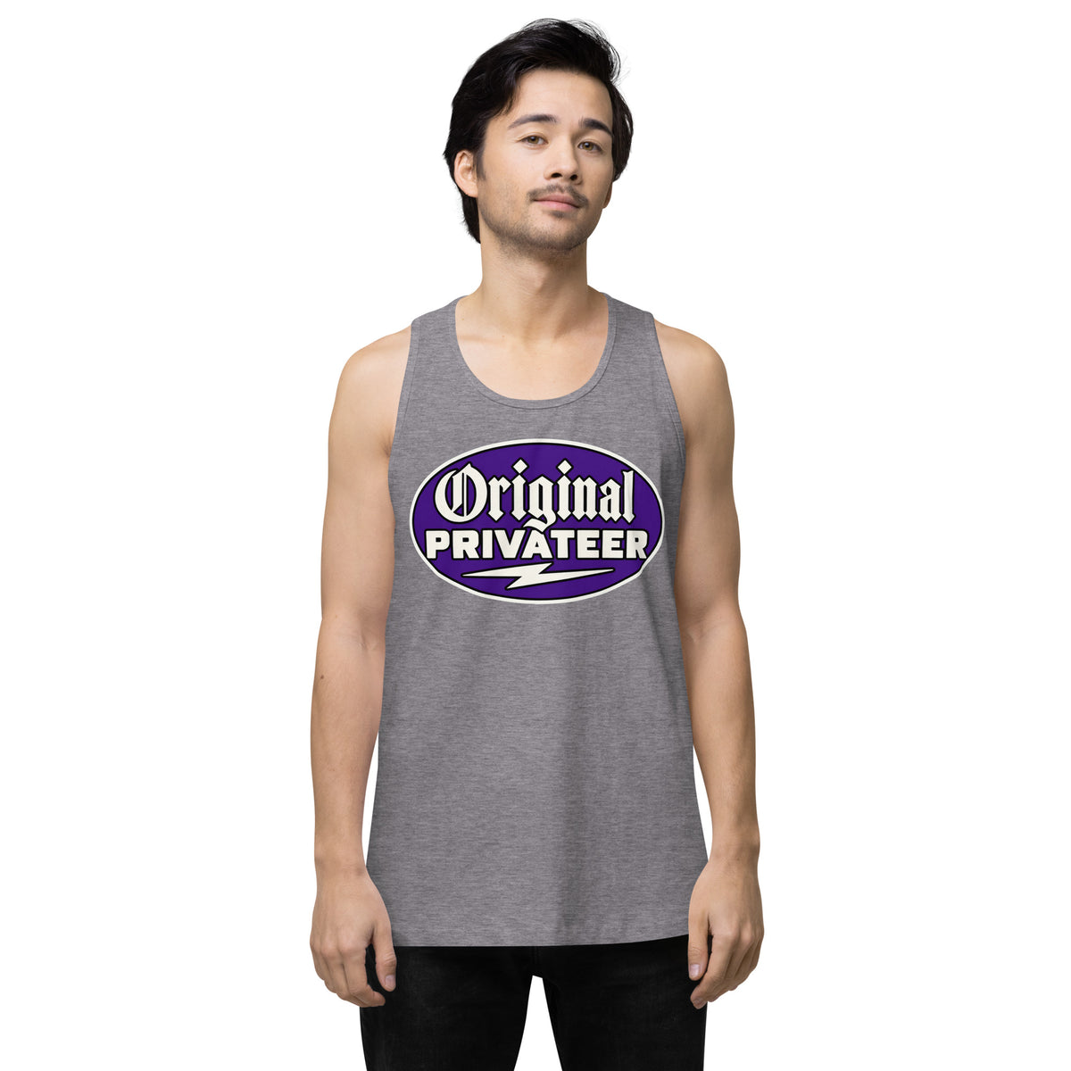 Men's Wildcat Purple Motorcycle Tank Top | Original Privateer