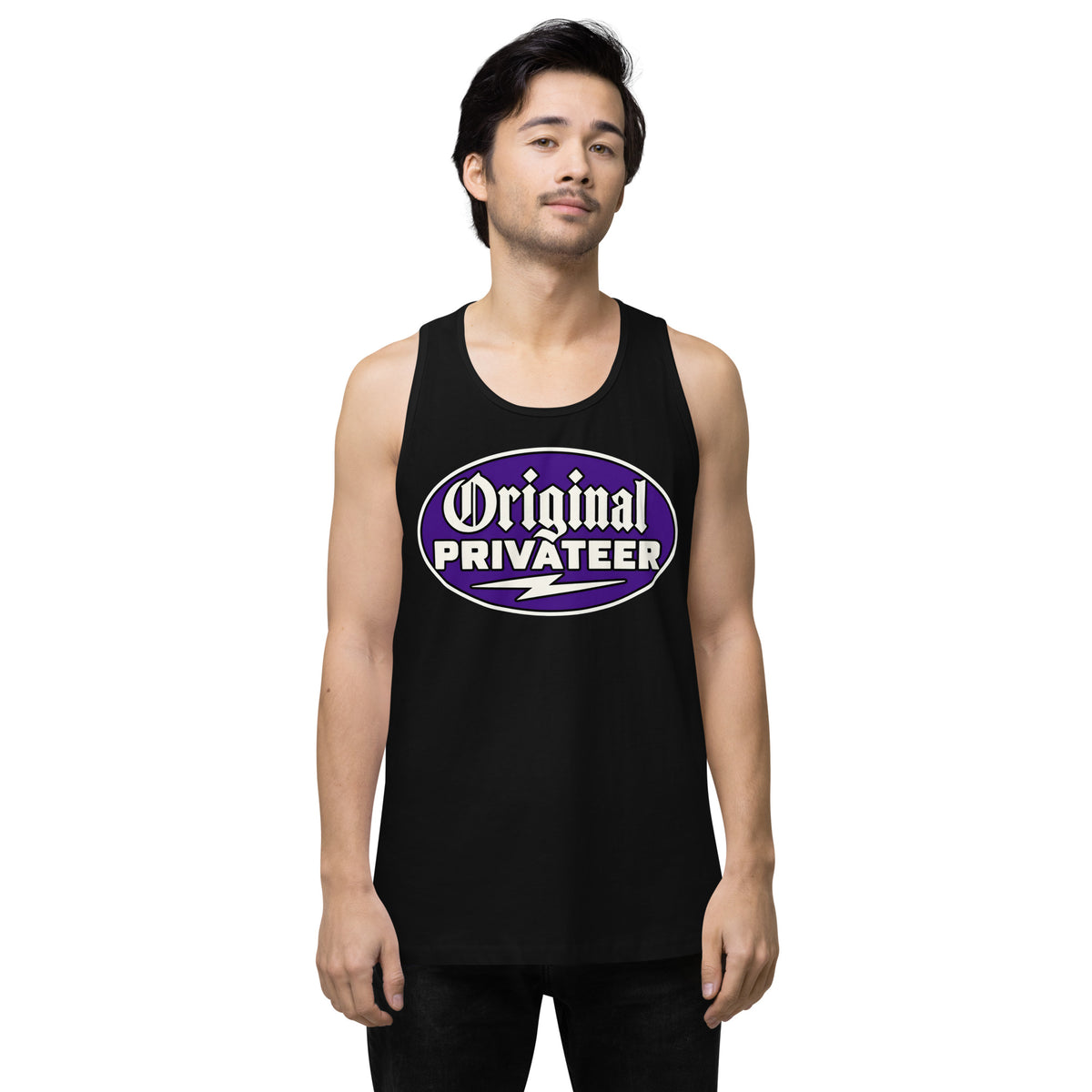 Men's Wildcat Purple Motorcycle Tank Top | Original Privateer