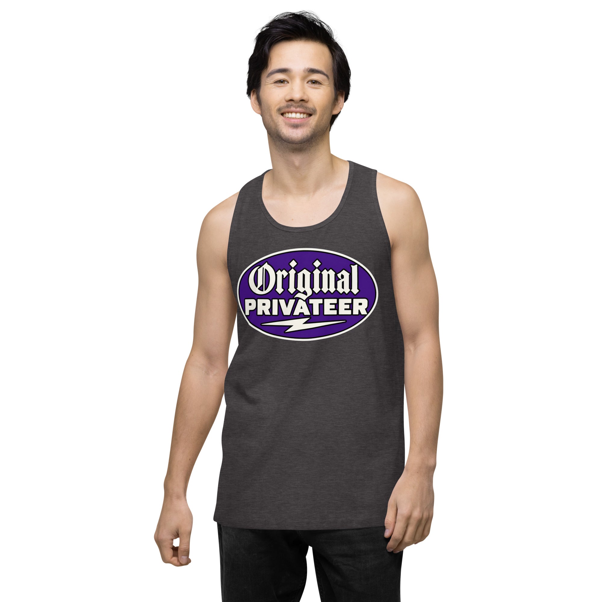 Men's Wildcat Purple Motorcycle Tank Top | Original Privateer
