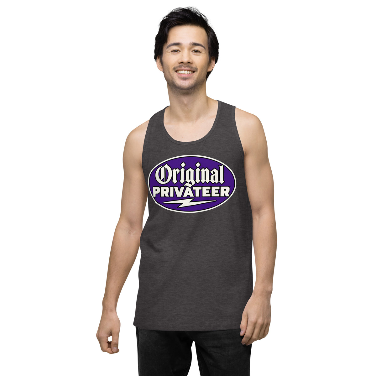 Men's Wildcat Purple Motorcycle Tank Top | Original Privateer