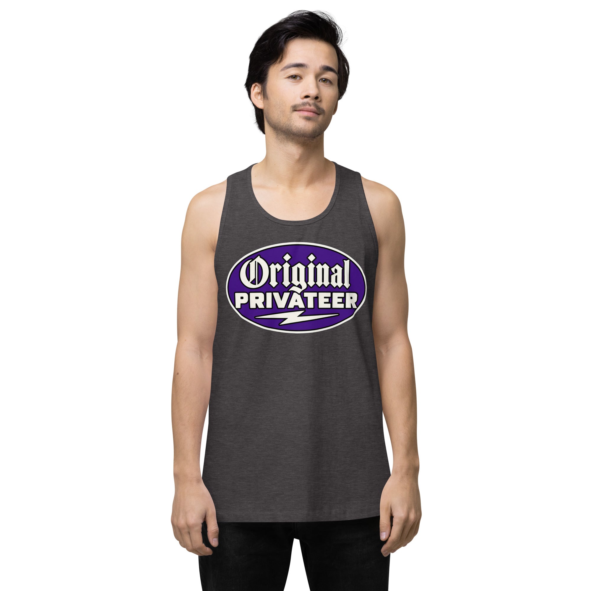 Men's Wildcat Purple Motorcycle Tank Top | Original Privateer