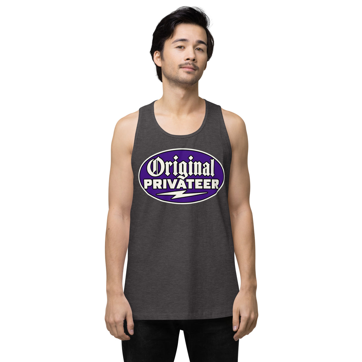 Men's Wildcat Purple Motorcycle Tank Top | Original Privateer