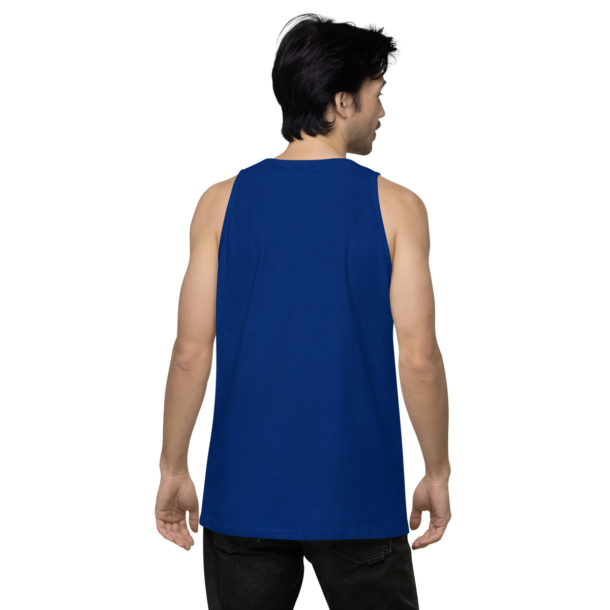 Men's Retro Orange Motorcycle Tank Top | Original Privateer