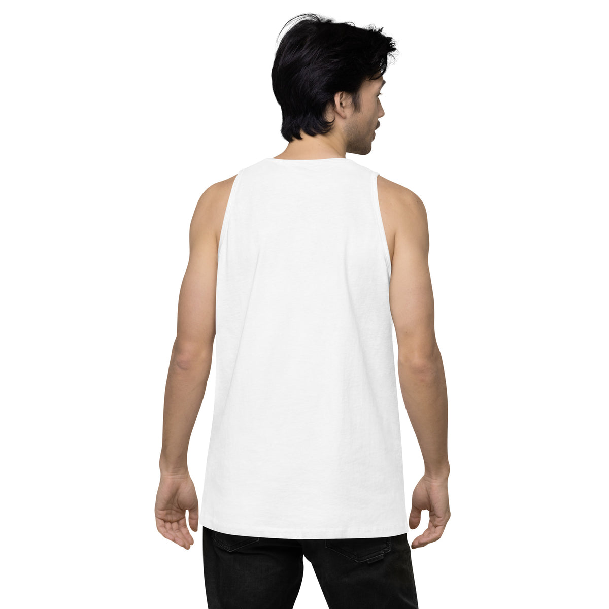 Men's Retro Orange Motorcycle Tank Top | Original Privateer