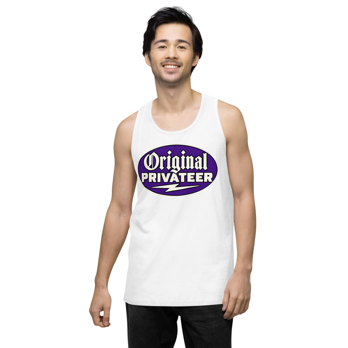 Men's Wildcat Purple Motorcycle Tank Top | Original Privateer