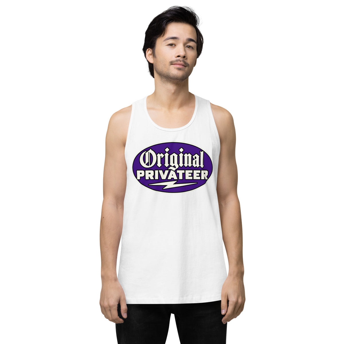 Men's Wildcat Purple Motorcycle Tank Top | Original Privateer