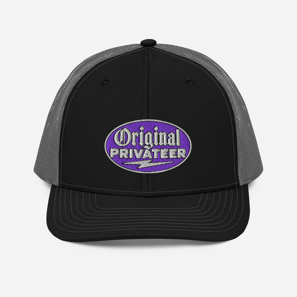 Purple Motorcycle Snapback Hat | Original Privateer