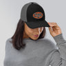 Retro Orange Motorcycle Snapback Hat | Original Privateer