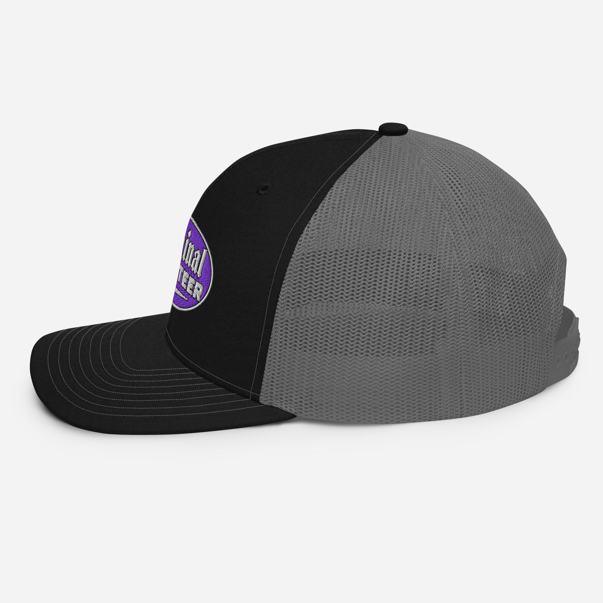 Purple Motorcycle Snapback Hat | Original Privateer
