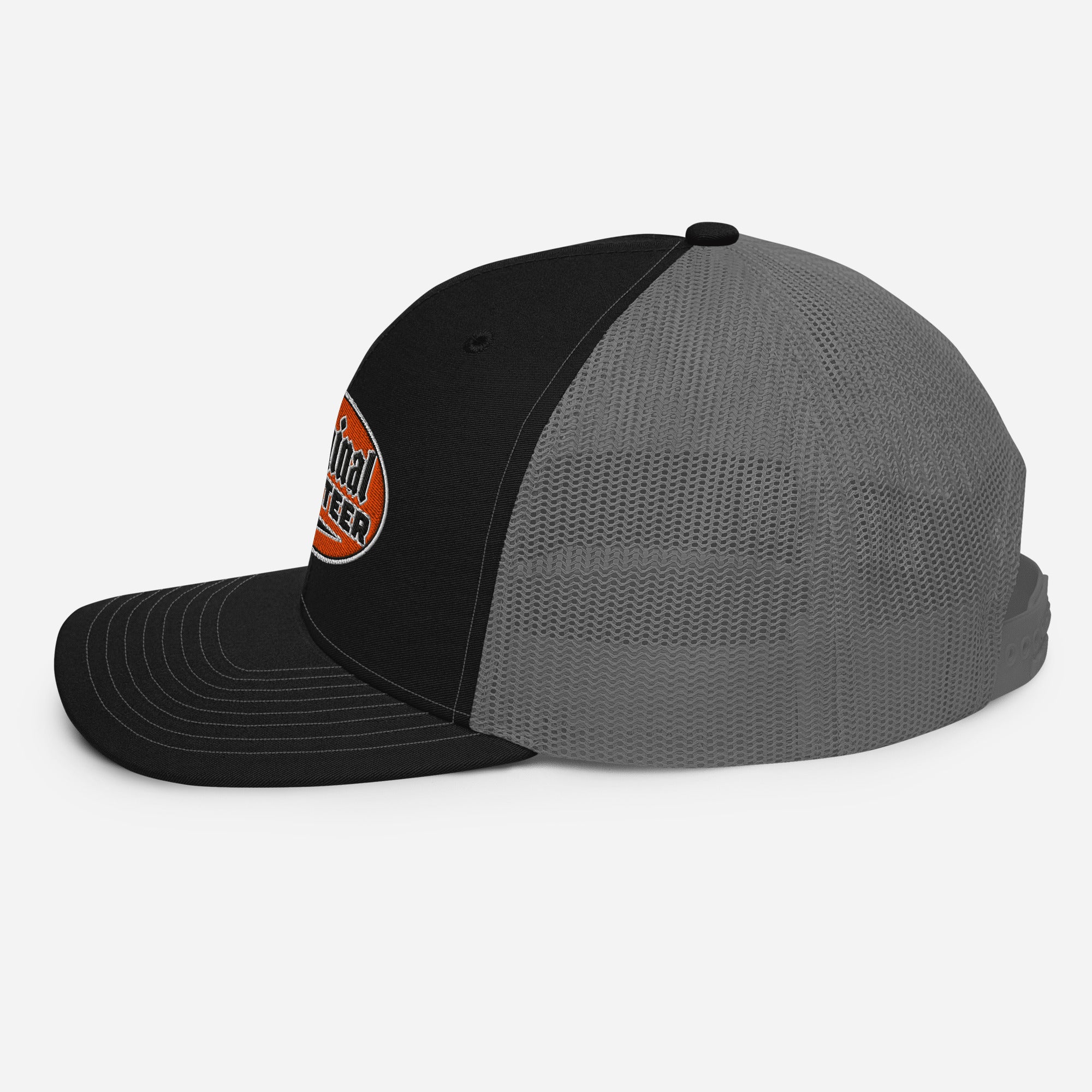 Retro Orange Motorcycle Snapback Hat | Original Privateer