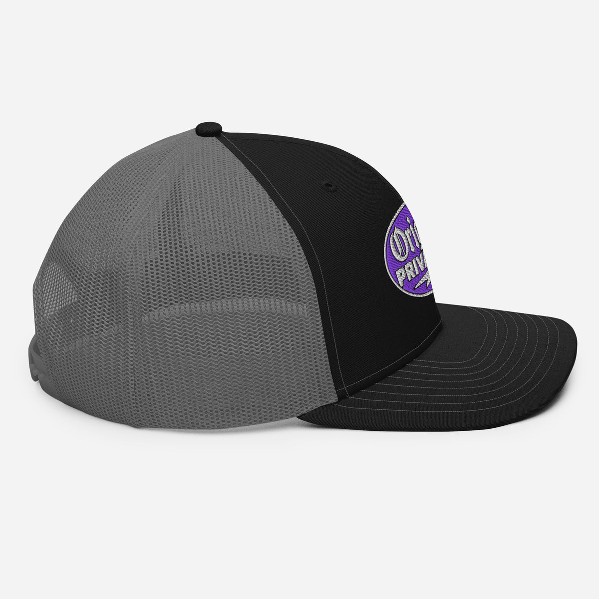 Purple Motorcycle Snapback Hat | Original Privateer