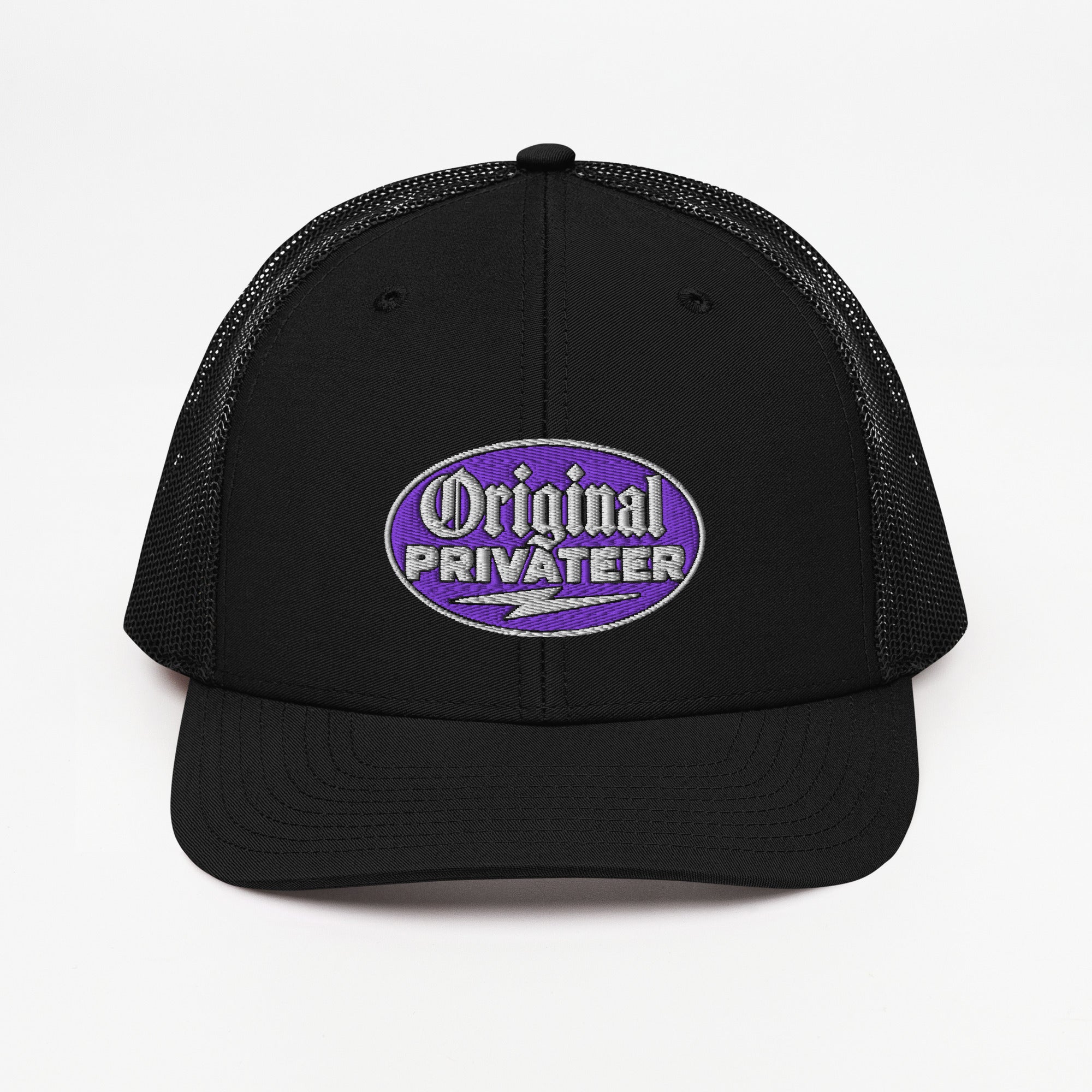 Purple Motorcycle Snapback Hat | Original Privateer