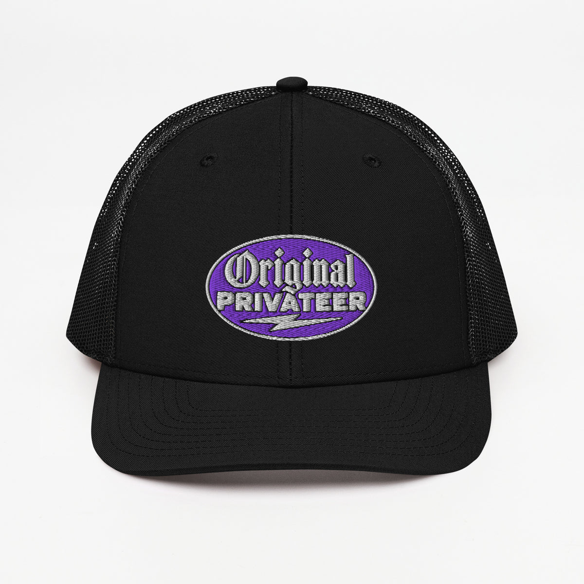 Purple Motorcycle Snapback Hat | Original Privateer