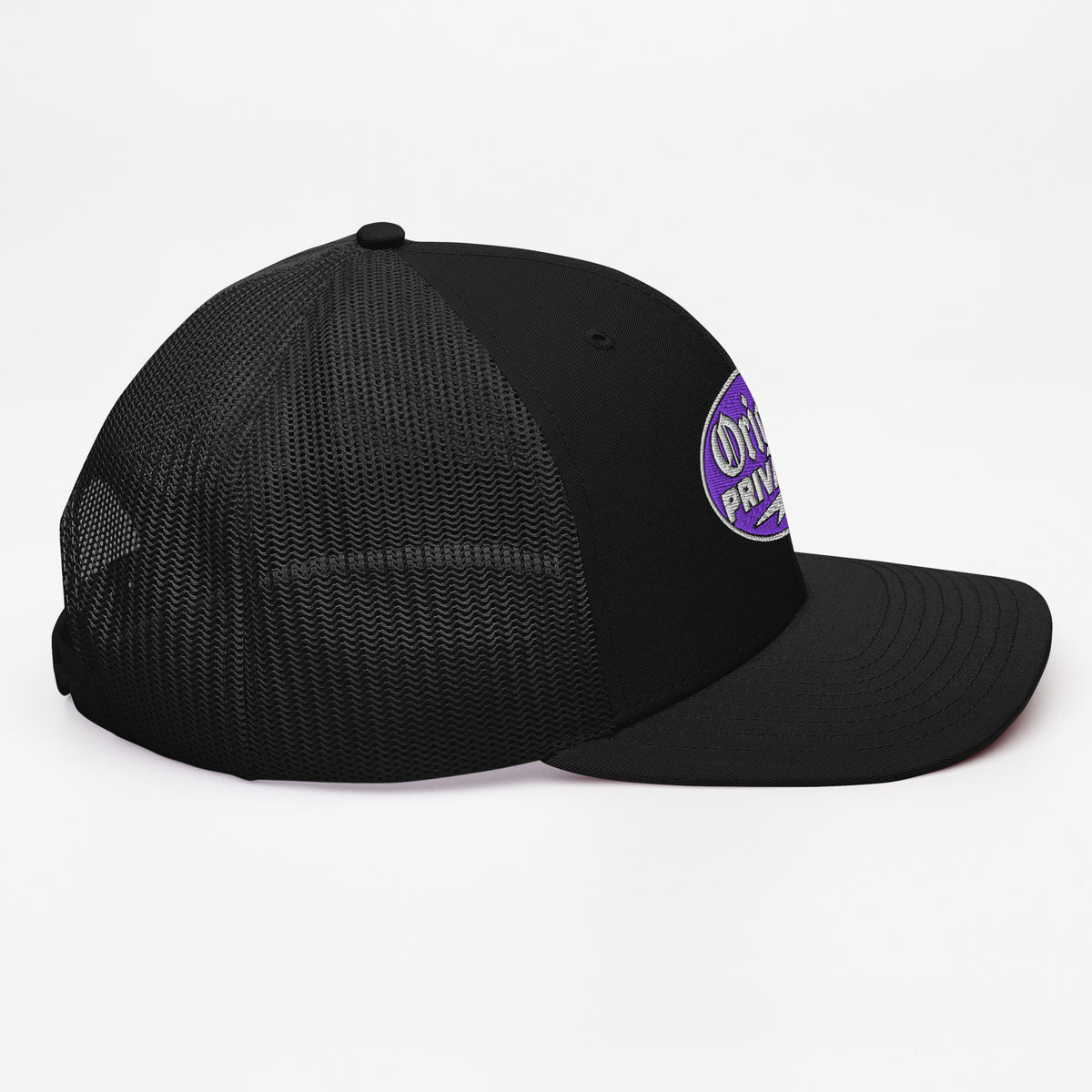 Purple Motorcycle Snapback Hat | Original Privateer