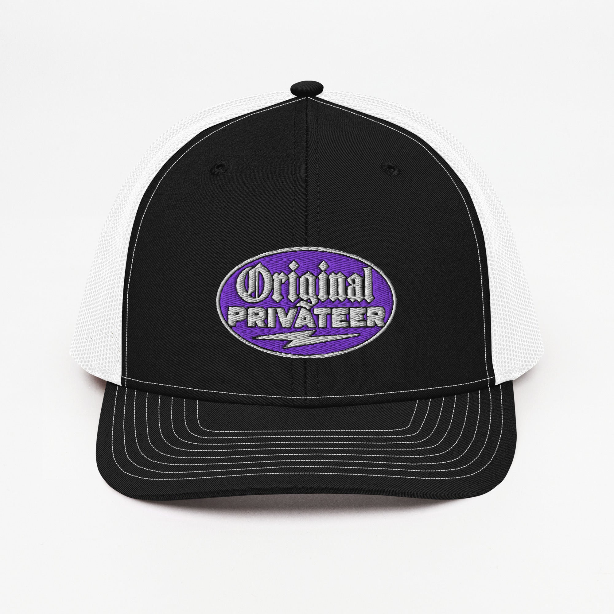 Purple Motorcycle Snapback Hat | Original Privateer