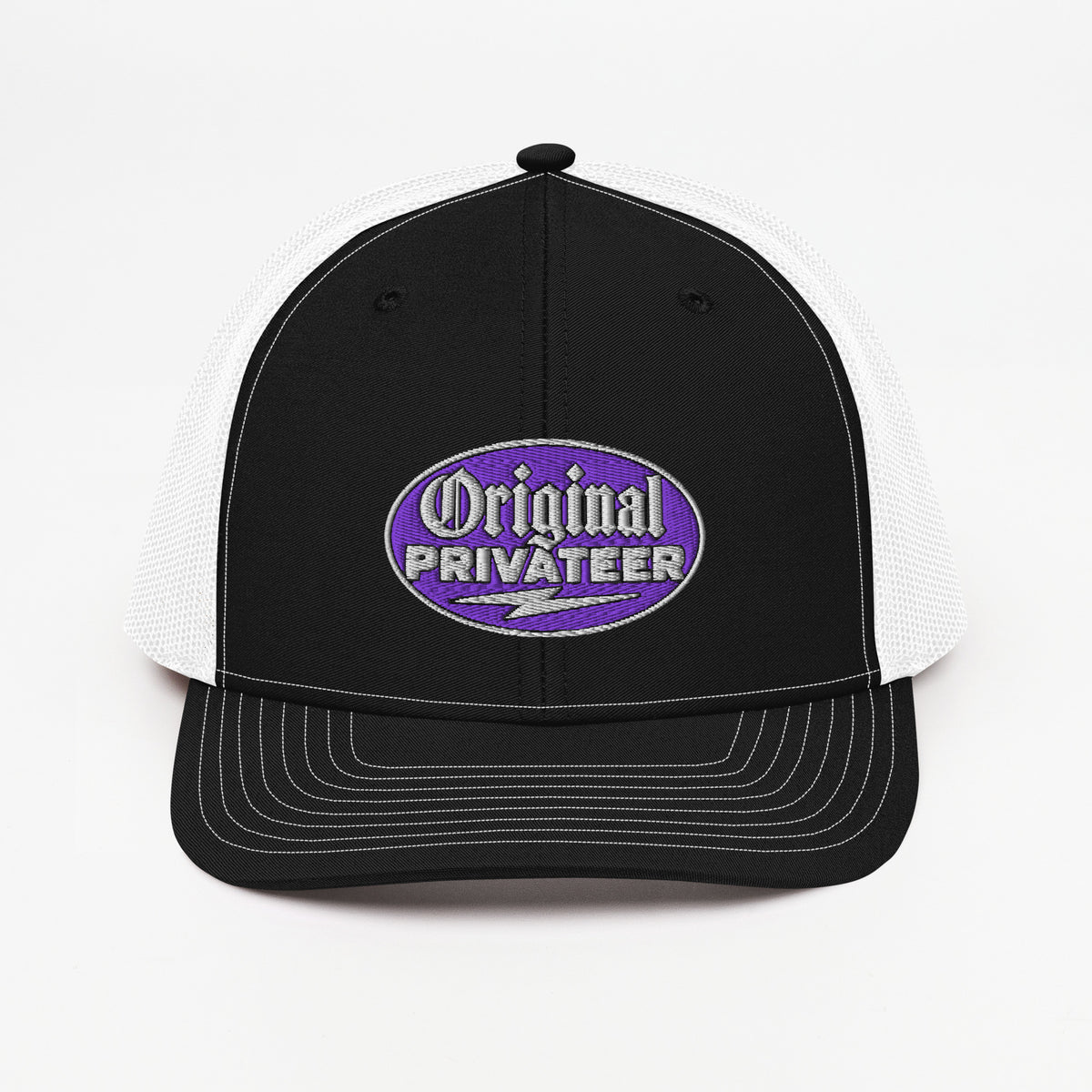 Purple Motorcycle Snapback Hat | Original Privateer