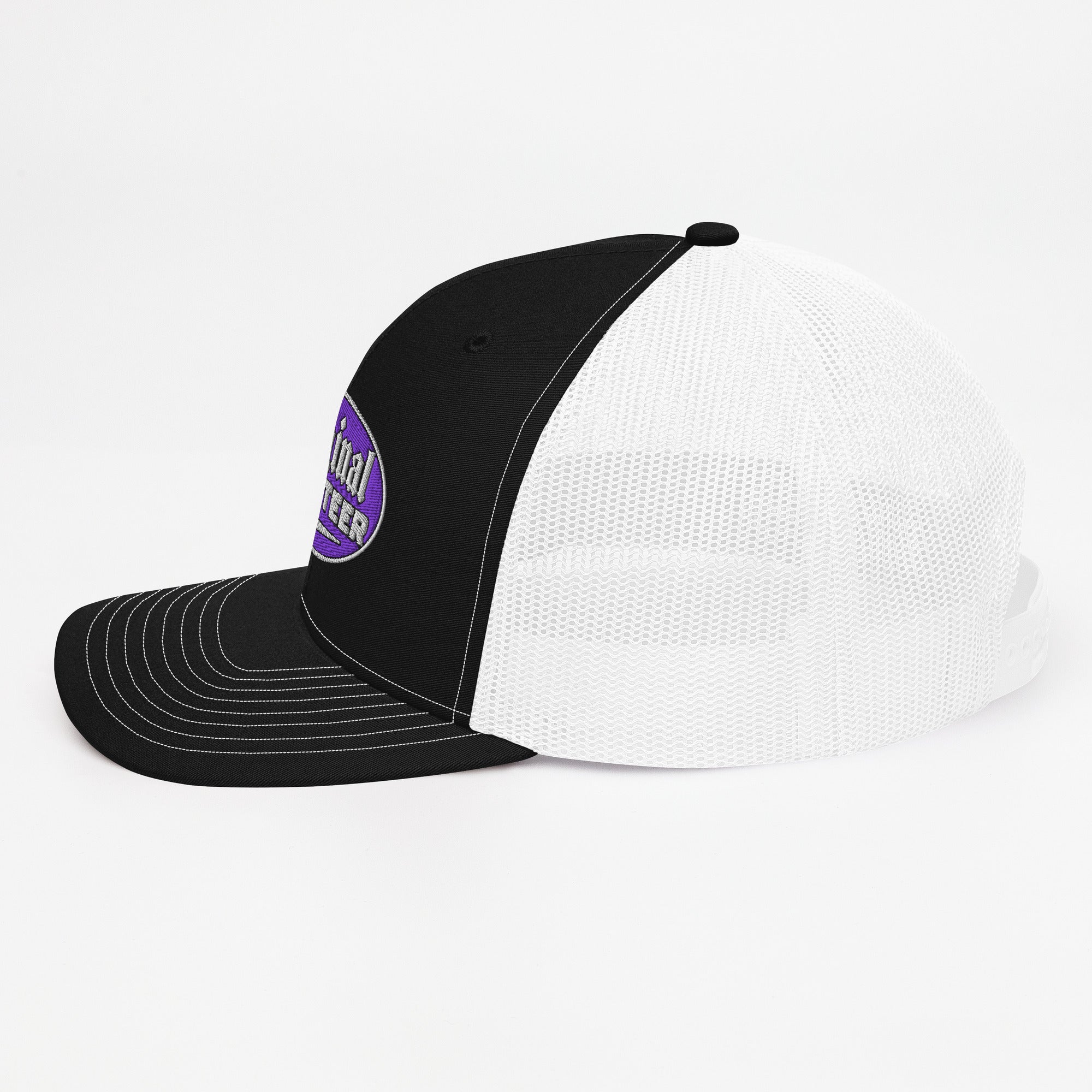 Purple Motorcycle Snapback Hat | Original Privateer