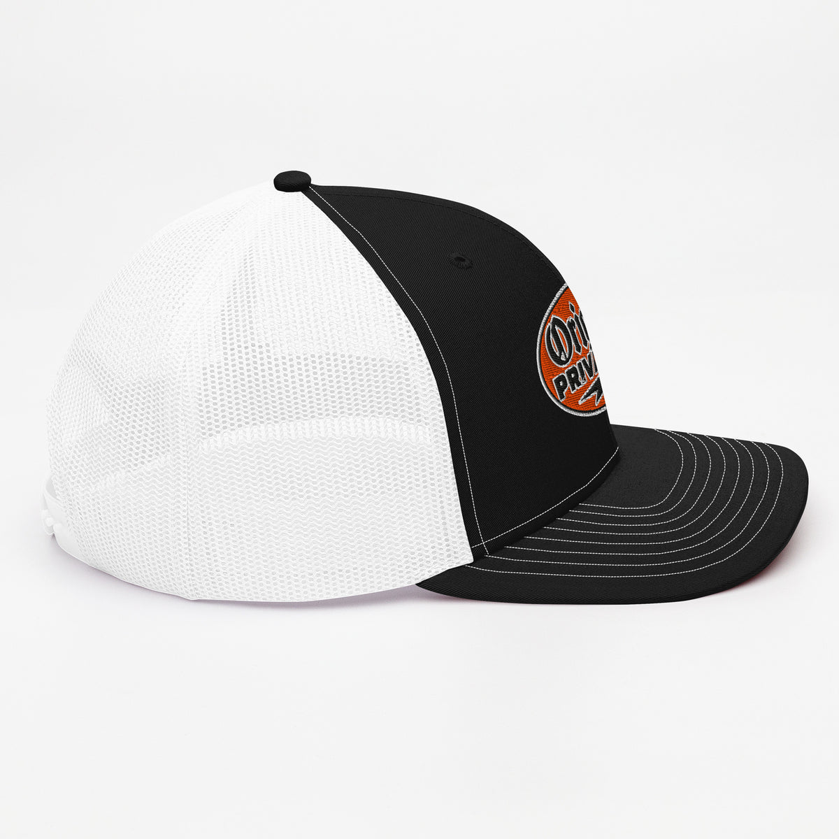 Retro Orange Motorcycle Snapback Hat | Original Privateer