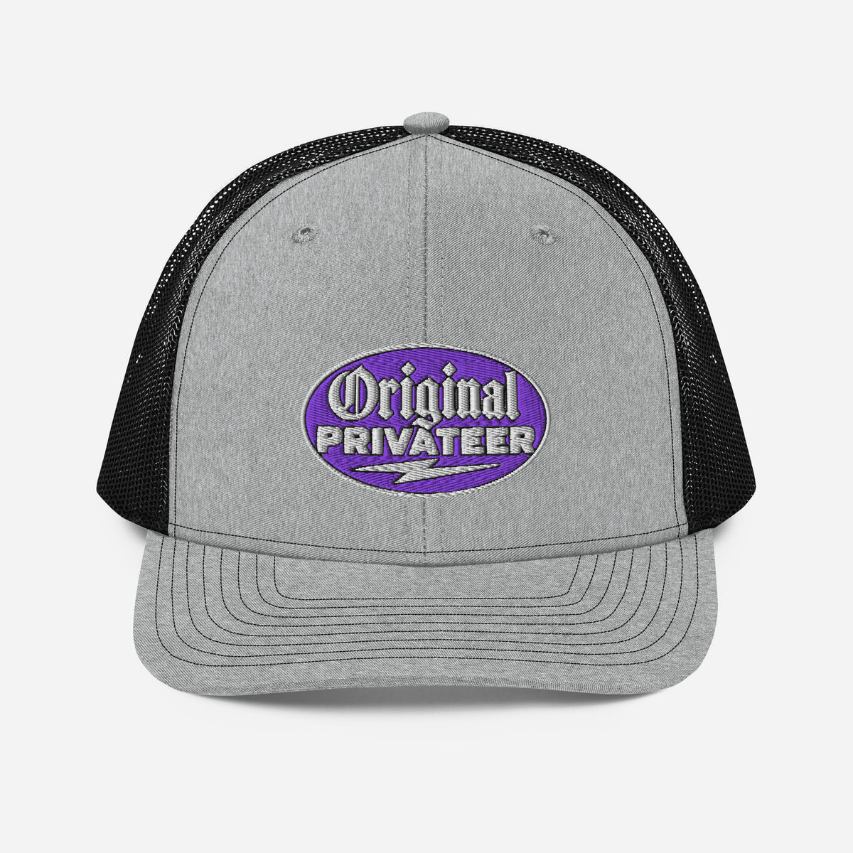 Purple Motorcycle Snapback Hat | Original Privateer